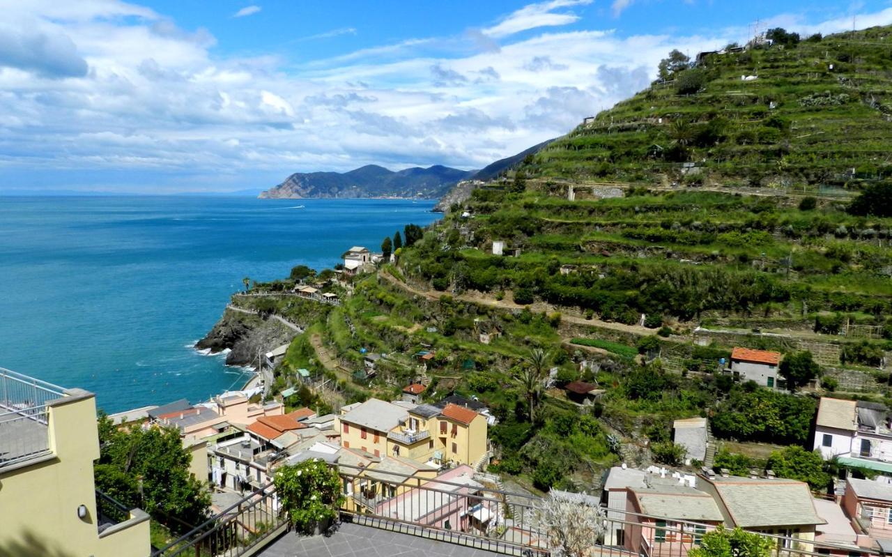 Aria Di Mare, Manarola - Camere Con Vista Mare! Buitenkant foto