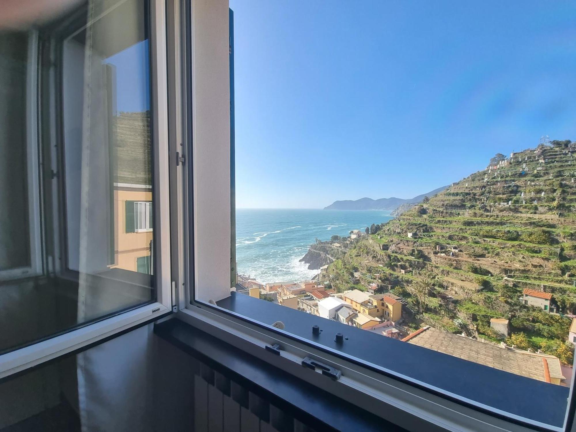 Aria Di Mare, Manarola - Camere Con Vista Mare! Buitenkant foto